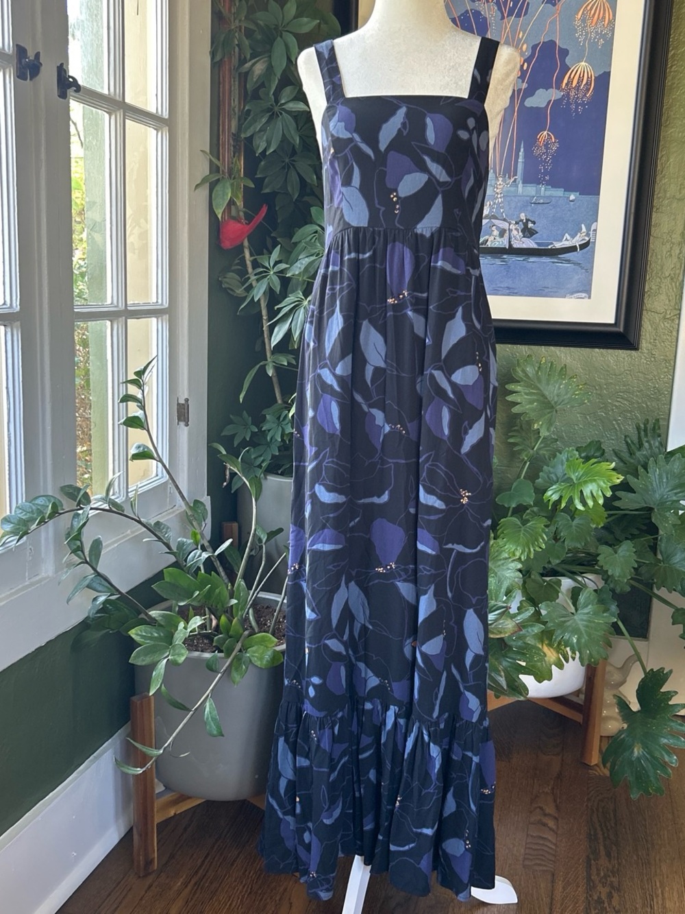 NWOT Threads 4 Thought Blue Maxi Dress